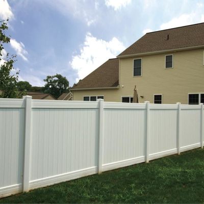 Vente chaude blanche Belle solide en PVC plastique Privé