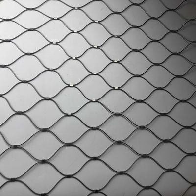 30*30mm Maillage de corde en acier inoxydable flexible et solide pour clôtures de sécurité