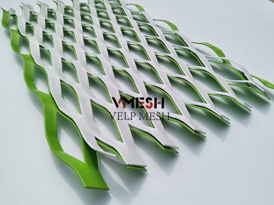 0.5 mm épaisseur en aluminium filet métallique étendu pour panneau mural