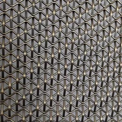 Panneau en maille tissée en acier inoxydable personnalisé pour la décoration architecturale