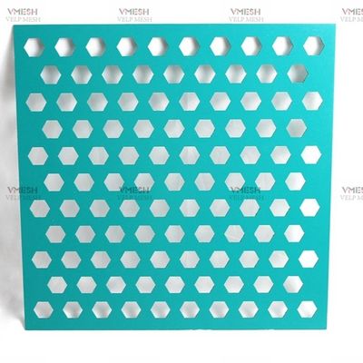 Rouleau de mailles de nid de miel en acier inoxydable perforé en aluminium revêtu de poudre