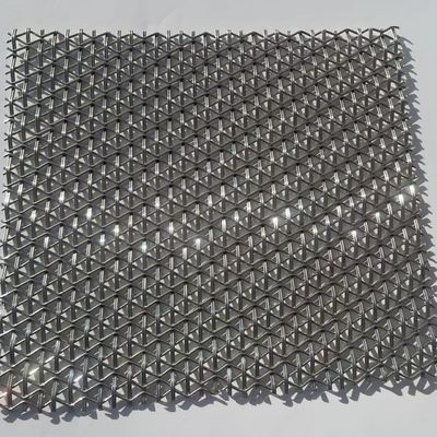 Maillage de fil tissé architectural en acier inoxydable pour cloisons de façade