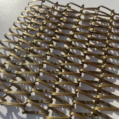 Maillage de fil tissé architectural en acier inoxydable pour cloisons de façade
