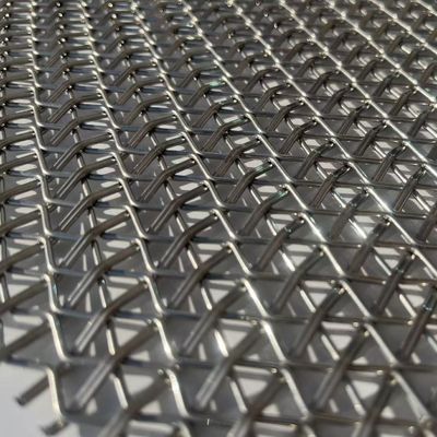 Panneau en maille tissée en acier inoxydable personnalisé pour la décoration architecturale