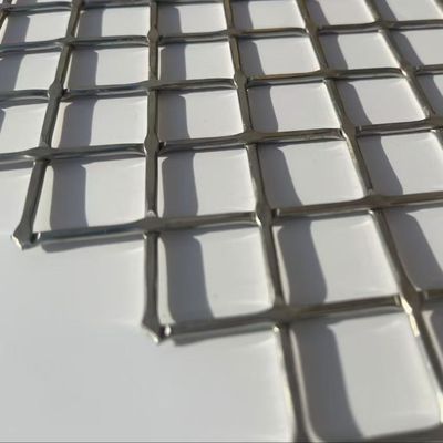 Panneau en maille tissée en acier inoxydable personnalisé pour la décoration architecturale
