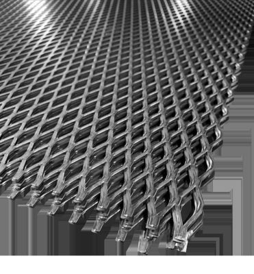 Maillage métallique élargi en acier diamanté pour matériaux de construction