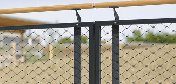 Maillage de câble en acier inoxydable pour l'architecture Diamant Écran flexible Zoo Animal Enclosure Safe