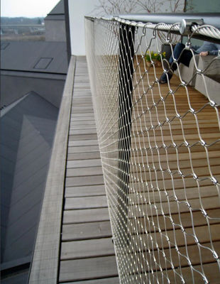 Réseau de câbles souples de câbles en acier inoxydable filet de câbles de fil de balustrade filet de garde-corps de protection filet de câbles