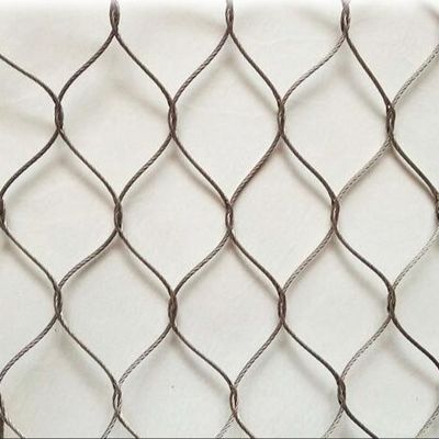 Ss 304 316 Maillage de câbles en acier inoxydable pour oiseaux