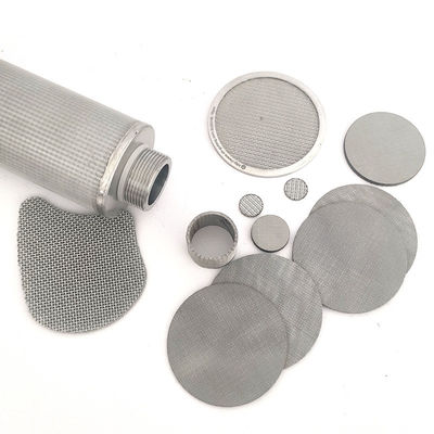 Disque de filtrage en acier inoxydable 304 à maille sintrée