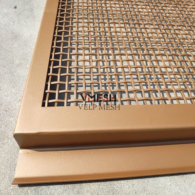 Finition en cuivre antique sur mesure 1,5 mm en acier inoxydable maillage encrémé pour intérieurs de luxe