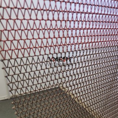Ceinture de convoyeur architectural en acier inoxydable 316
