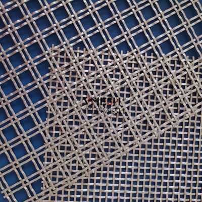 Panneau en treillis métallique tissé en acier inoxydable architectural SS 304