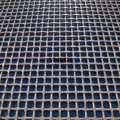 Technique de tissage architectural en tissu métallique pour bardage décoratif