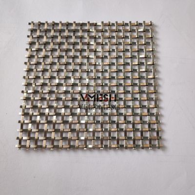 Maille métallique tissée en acier inoxydable de 1 mm à 4 mm pour l'architecture décorative, personnalisée