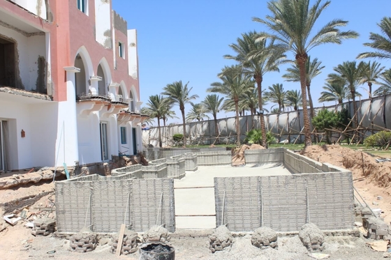 Formage de murs en béton à haute résistance pour les projets de construction à l'île Maurice