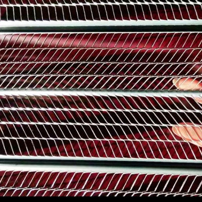 Maillage de support de coffrage de tour à côtes en acier galvanisé de 1,1 m x 3 m