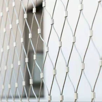 High Strength Diamond Ferrule Stainless Steel Cable Woven Wire Rope Mesh