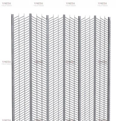 Maille galvanisée de feuille en métal augmenté par latte anticorrosion de nervure
