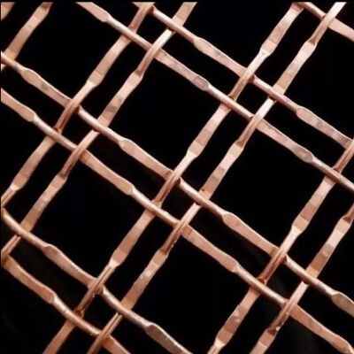 Grillage tissé décoratif de panneau de façade en métal de revêtement d'acier inoxydable