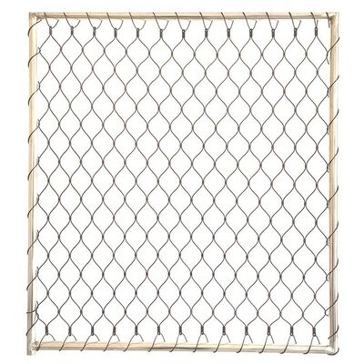 SS316 Maillage de câbles en acier inoxydable tissé flexible pour la protection des balcons d'aviaries