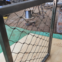 Light Weight SS304/316 Stainless Steel Wire Rope Mesh Zoo Protecting Cable Mesh for Enclosures