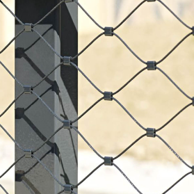 Weather Resistant Anti Corrosion Stainless Steel Cable Mesh and Stainless Steel Rope Mesh for Bridge And Staircase Protection