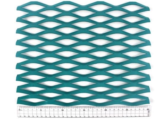 La poudre a enduit le métal augmenté en aluminium engrènent 1*2m pour la façade de construction de revêtement