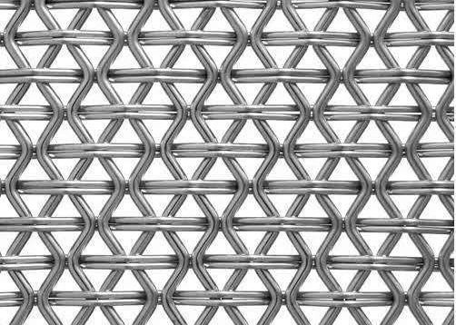 Écran en treillis en acier inoxydable brossé architectural pour décoration