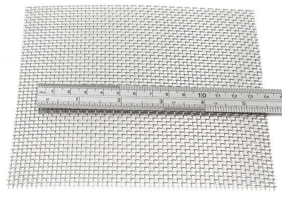 SUS316L Tissu de filtration en acier inoxydable 1-635 échantillons sans maille
