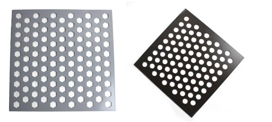 Grille de haut-parleur en métal perforé personnalisé de 2,03 mm