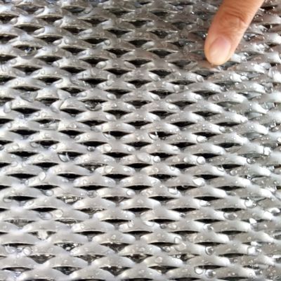 Maillage en acier industriel élargi Grille métallique étendue en acier élargi en diamant