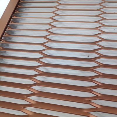 La poudre augmentée en aluminium de Mesh Sheet de pieds du mur extérieur 4x8 a enduit antirouille
