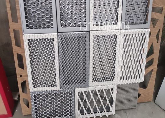Plafond suspendu Diamond Aluminum Fabrics For Architecture décoratif