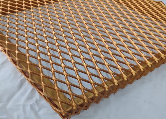 Grillage en métal déployé en aluminium pour décoration architecturale 1x2m