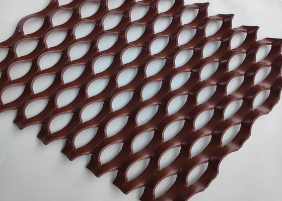 Grillage en métal déployé en aluminium pour décoration architecturale 1x2m