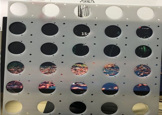 Produits alimentaires de qualité PP HDPE feuilles de maille en plastique perforé 0,5-3,5 mm