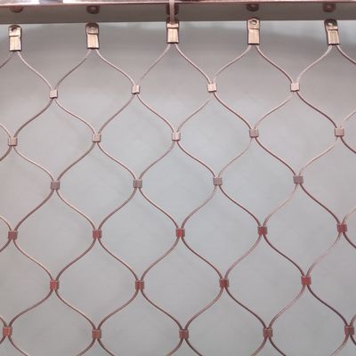 Balustrade en treillis de câble en acier inoxydable 304/316 7x19 2,5 mm