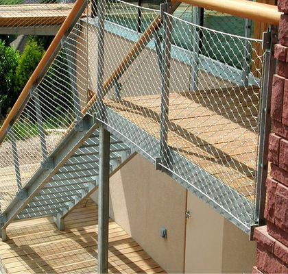 Filet en câble d'acier inoxydable 304 316 pour garde-corps de pont