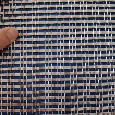 Écran architectural en treillis métallique tissé décoratif en acier inoxydable 1 mm