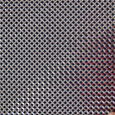 Maille architecturale en bronze en acier inoxydable, fil plat rond, intersection