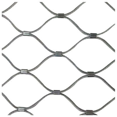 304/316 balcon clôturant le fil de corde d'acier inoxydable Mesh Diamond Hole