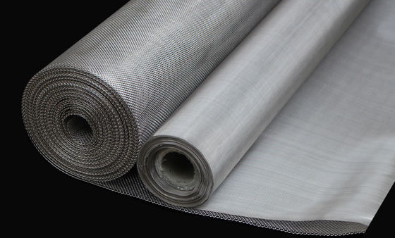 Grillage en fil d'acier inoxydable 304 316 316L 30-120 Mesh tissé