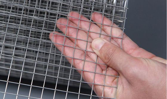 Panneaux de treillis galvanisés soudés de 25x25 mm pour clôtures décoratives