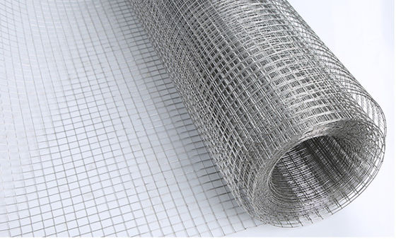 Rouleau de treillis soudé en fer galvanisé 1x1 po pour la construction