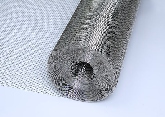 Rouleau de treillis soudé en fer galvanisé 1x1 po pour la construction