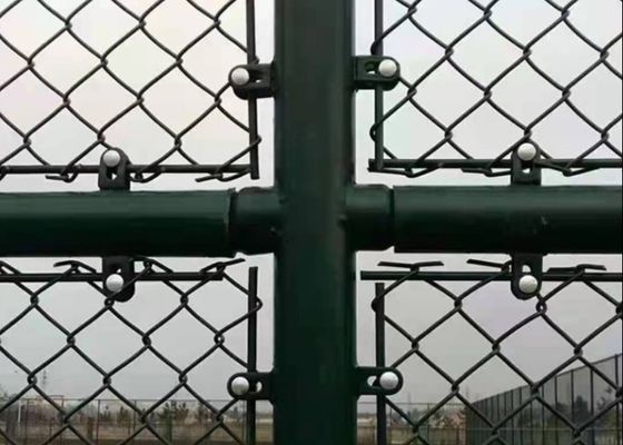 Fence à chaud galvanisée à chaîne verte 1,5 m hauteur 2,0 m