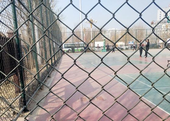 Fence à chaud galvanisée à chaîne verte 1,5 m hauteur 2,0 m