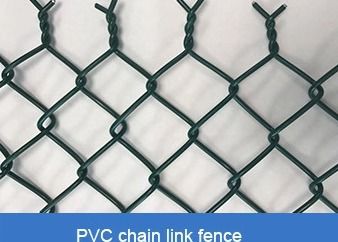 Clôture en treillis métallique galvanisé et enduit de PVC de 6 pieds ASTM E2016 ISO9001
