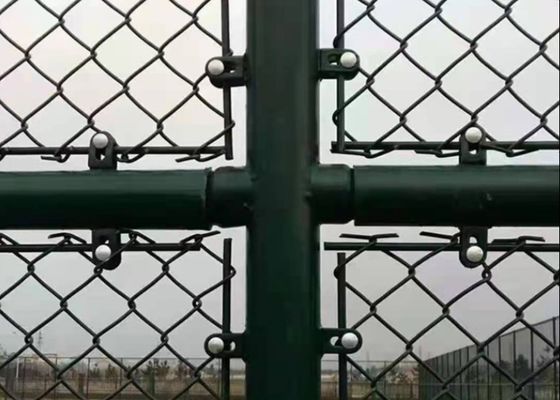Clôture en treillis métallique galvanisé et enduit de PVC de 6 pieds ASTM E2016 ISO9001